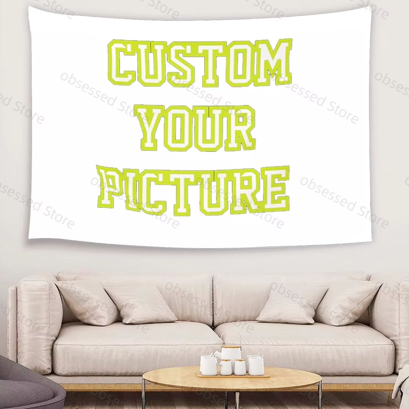 Home Textiles & Decorations - Impresión de Tapices Personalizados para tus