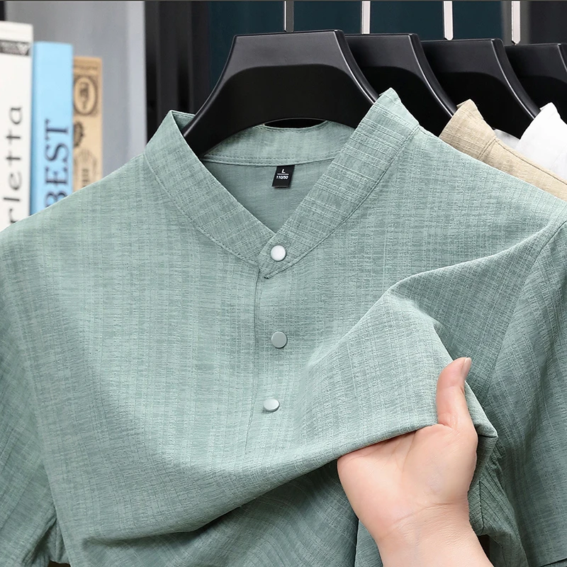 Home Textiles - Camisa de Verano para Hombre con