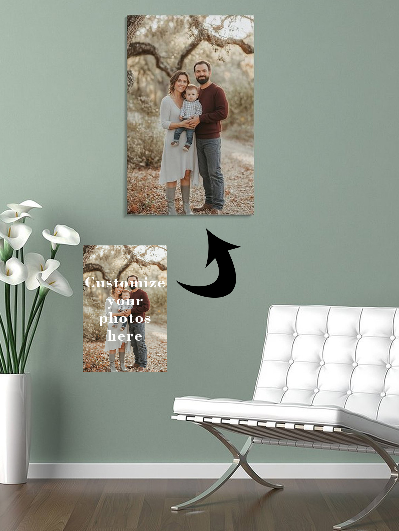 Home Textiles & Decorations - Lienzo personalizado (solo pintura sin marco)