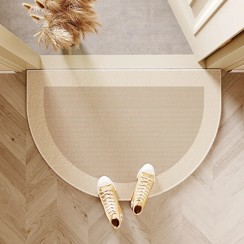 Home Textiles France - Alfombra de entrada estilo crema francesa