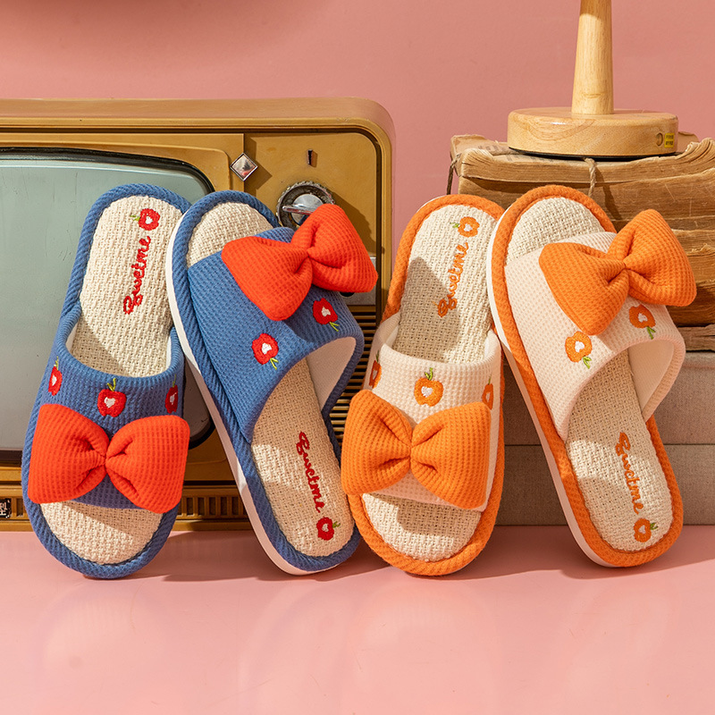Home Textiles - Pantuflas de Lino Cómodas para Pareja,