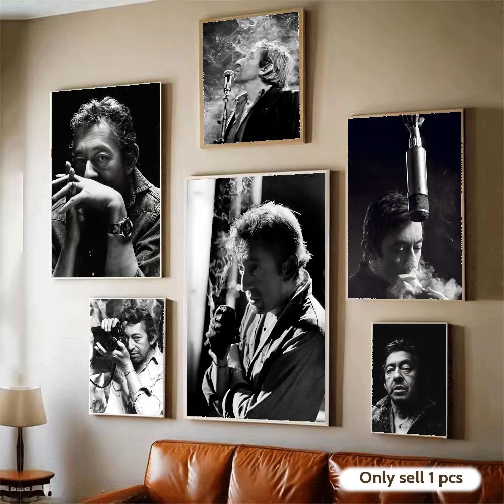 Home Textiles France - Póster del cantante francés S-Serge Gainsbourg,