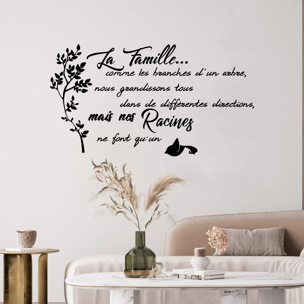 Home Textiles France - Pegatina de pared de pájaro y