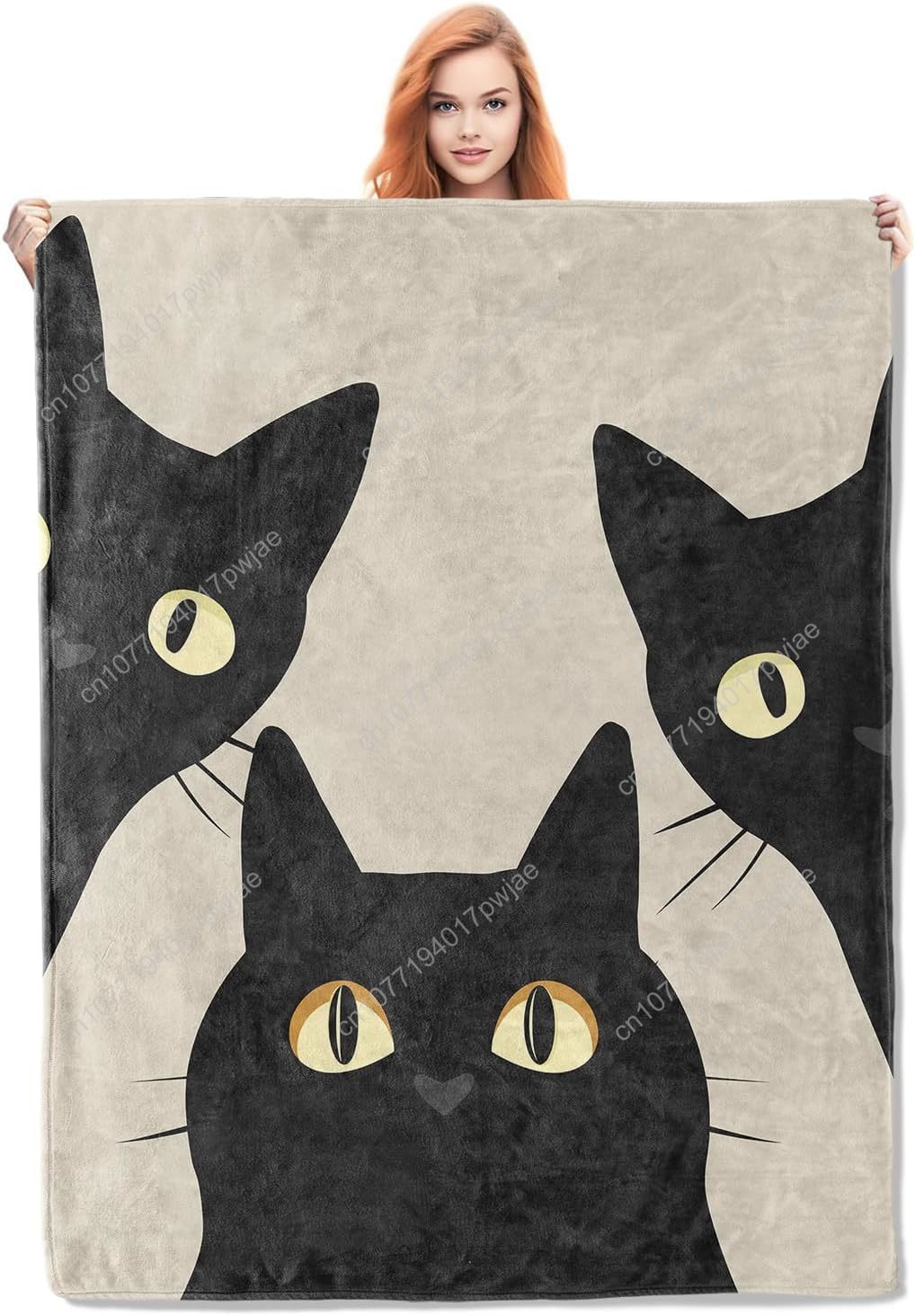 Home Textiles & Decorations - Manta de gato divertida, regalos para
