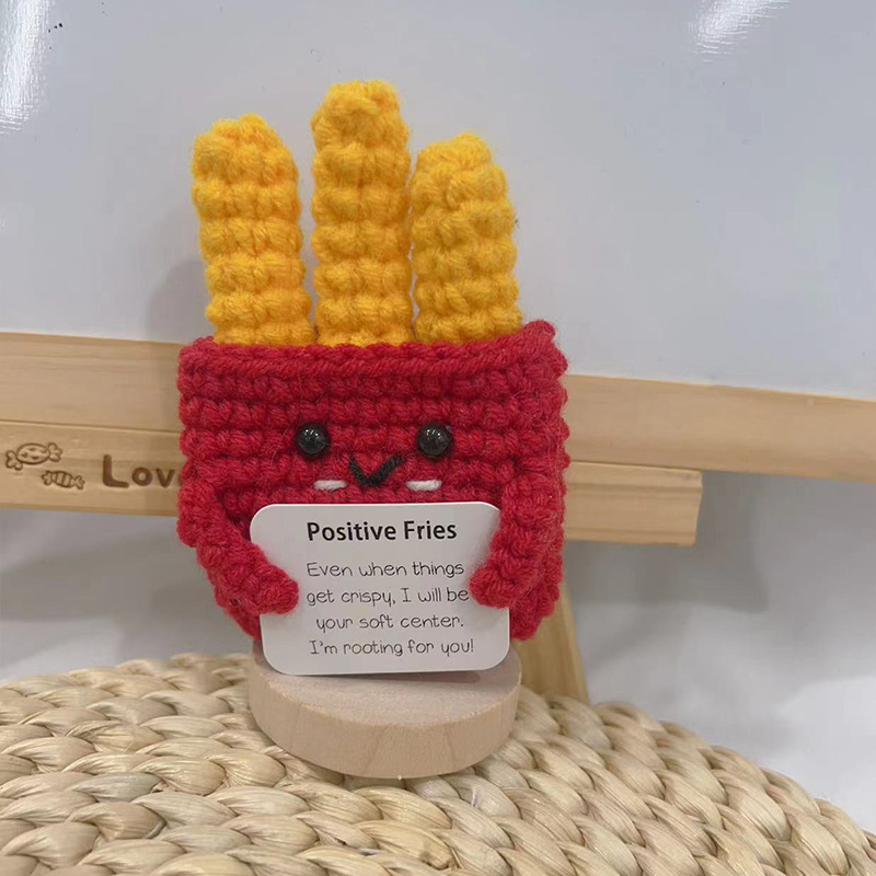 Home Textiles France - Muñeca de lana de felpa hecha