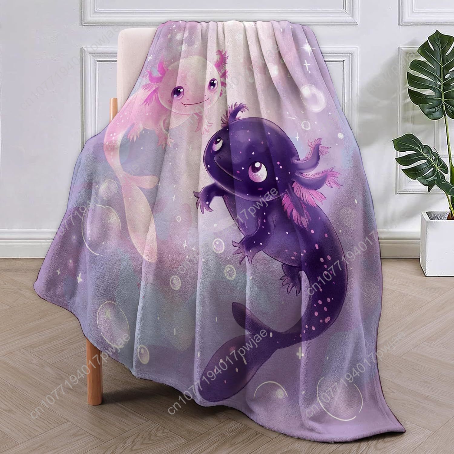 Manta Axolotl, lindas mantas d - Home Textiles & Decorations reseña y precio