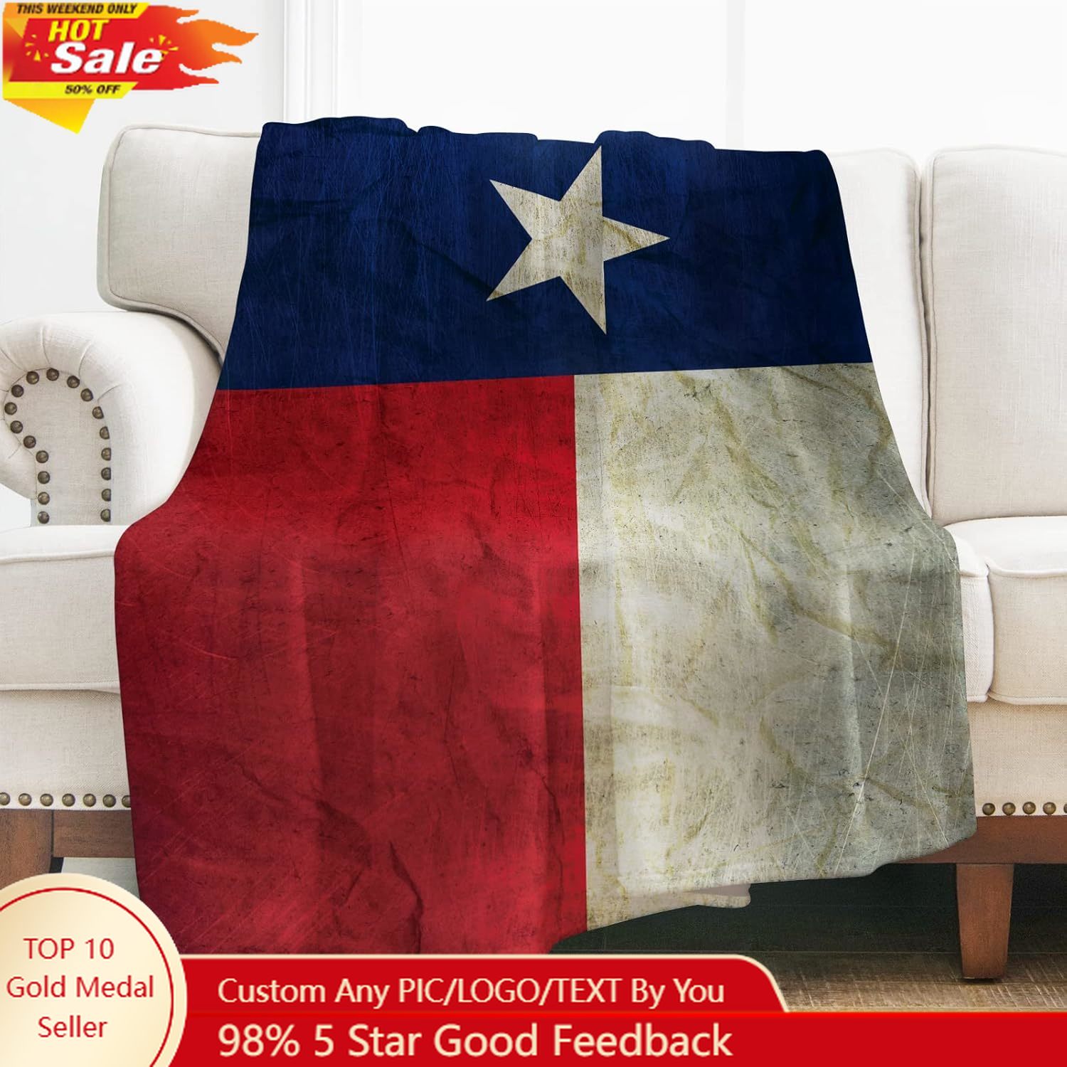 Manta con bandera de Levens Te - Home Textiles & Decorations reseña y precio