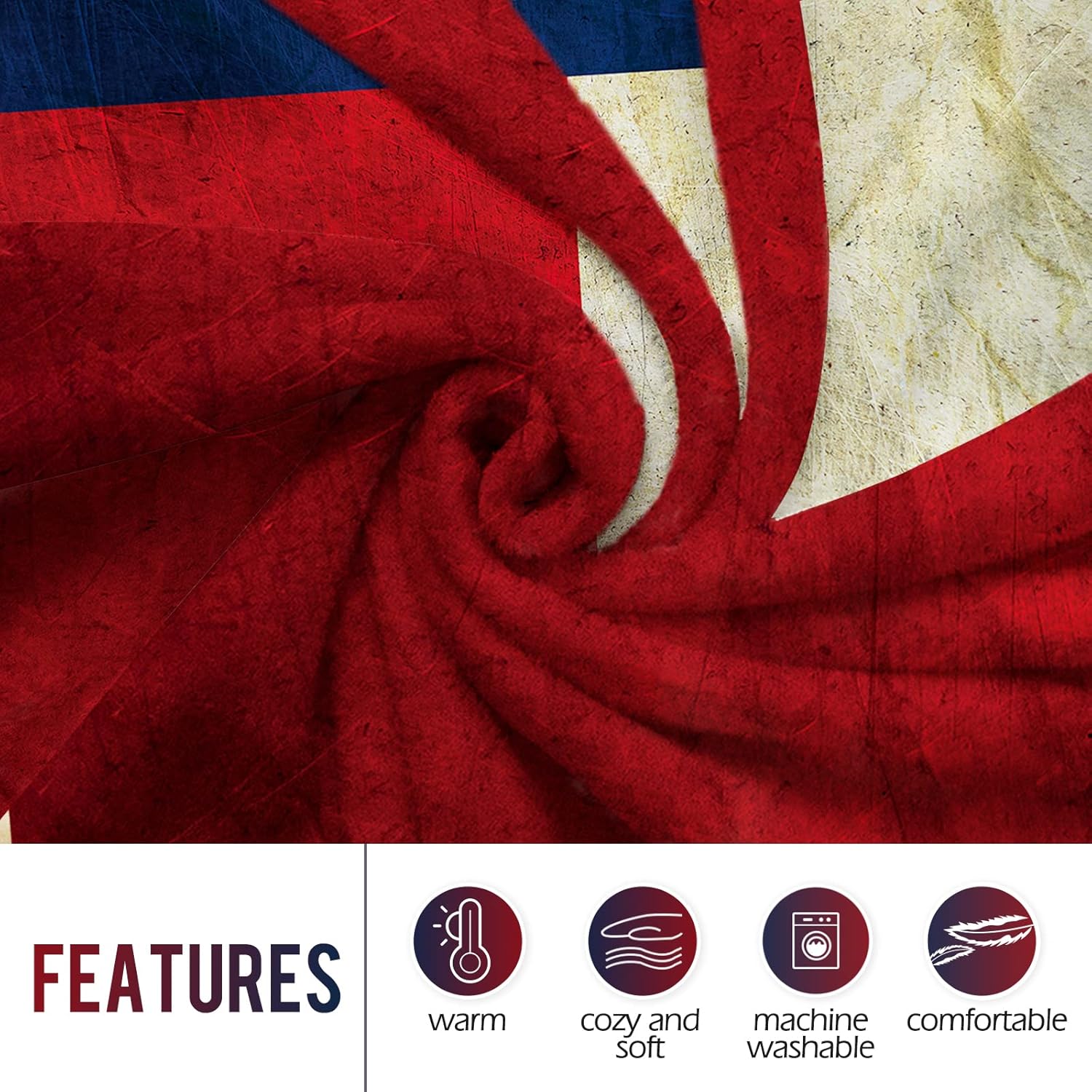 Manta con bandera de Levens Te - Home Textiles & Decorations reseña y precio