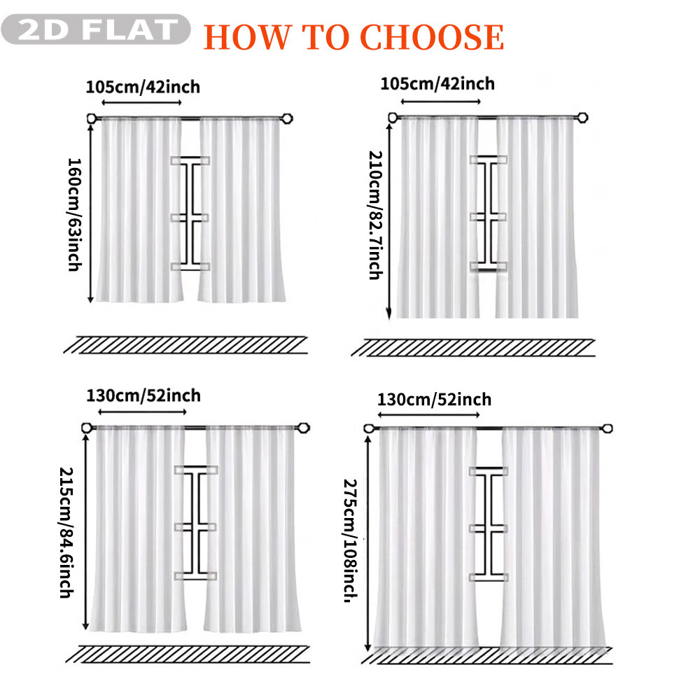 Cortinas Transparentes Planas  - Home Textiles & Decorations reseña y precio