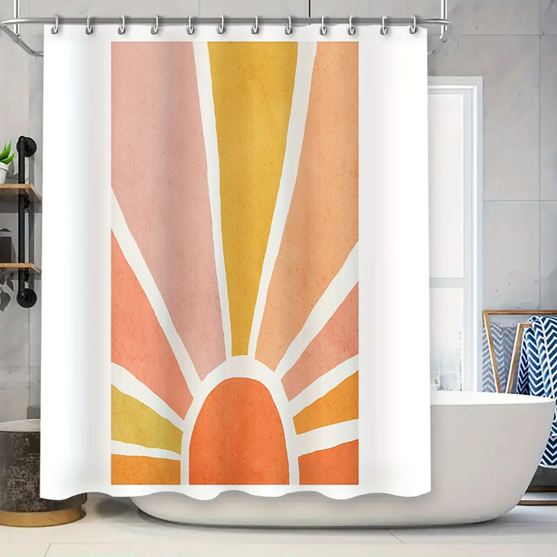 Cortina de ducha de amanecer,  - Sunrise Home Textiles & Apparel reseña y precio