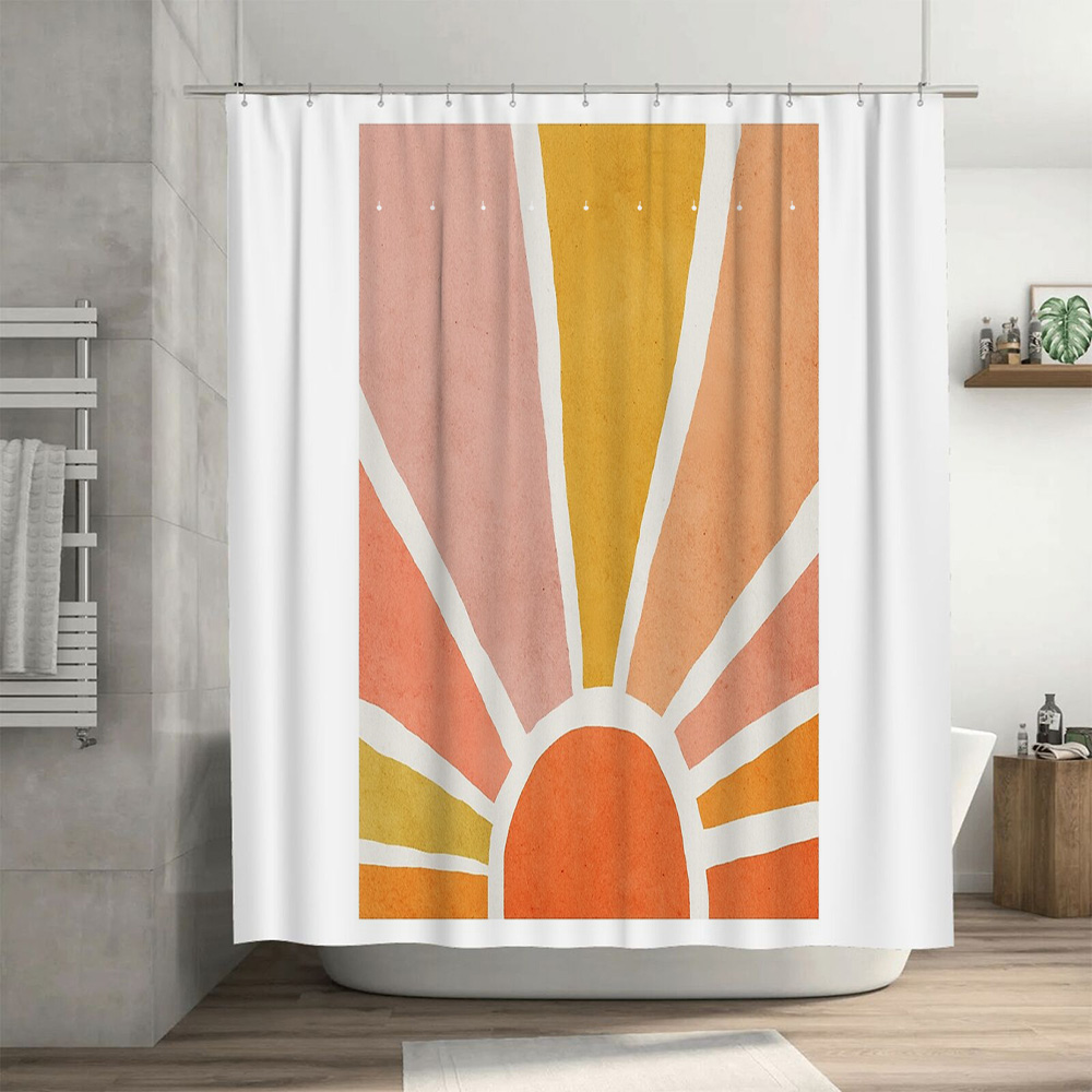 Cortina de ducha de amanecer,  - Sunrise Home Textiles & Apparel reseña y precio