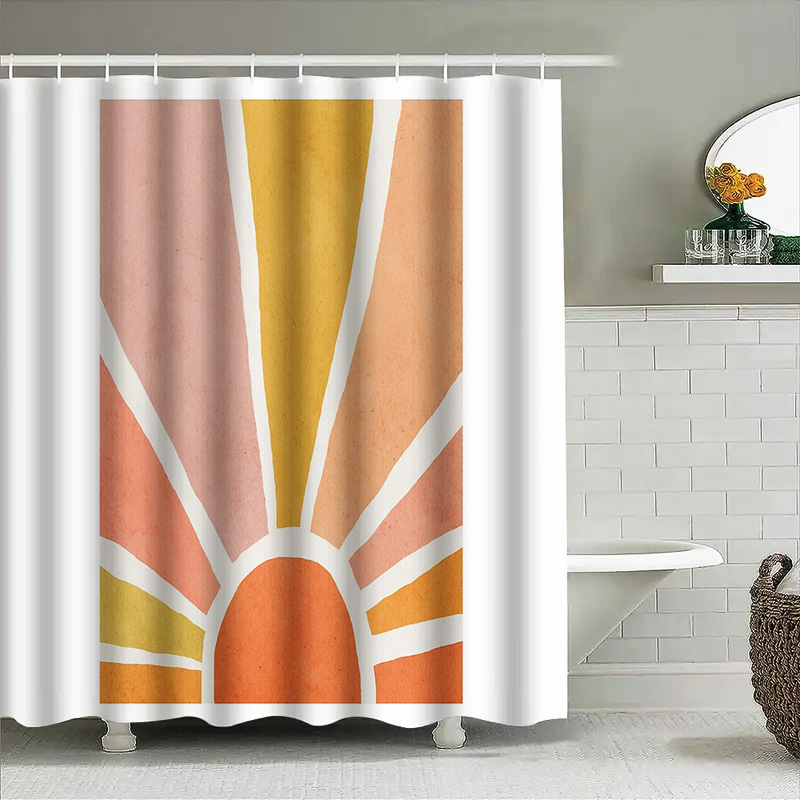 Cortina de ducha de amanecer,  - Sunrise Home Textiles & Apparel reseña y precio