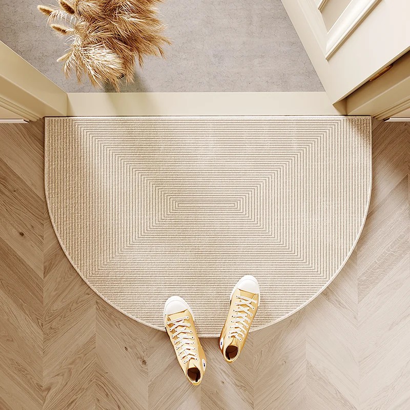Alfombra de entrada estilo cre - Home Textiles France reseña y precio