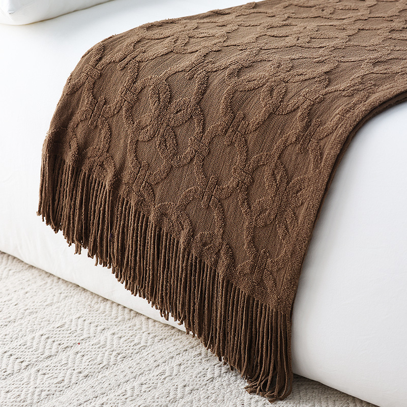 Camino de cama de punto nórdic - Home Textiles Throw reseña y precio