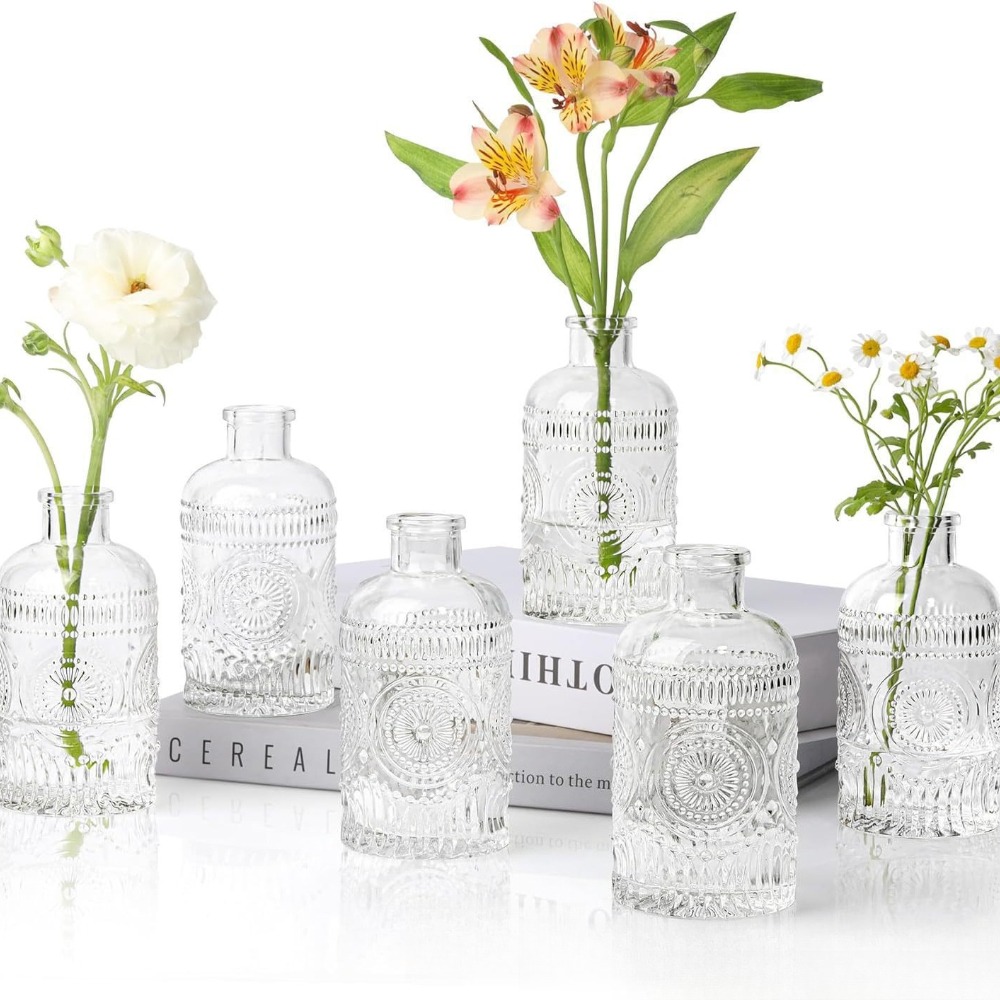 10 Uds. Mini floreros de crist - Home Textiles France reseña y precio