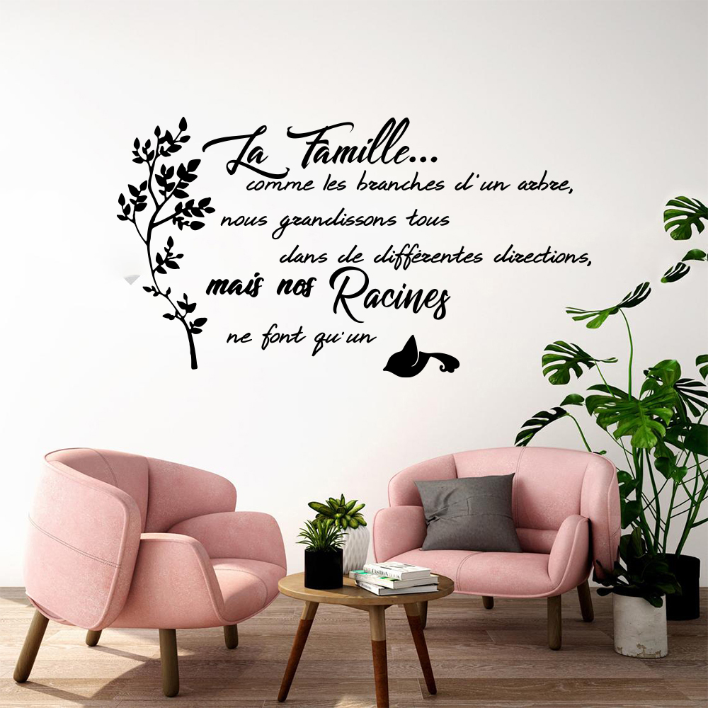 Pegatina de pared de pájaro y  - Home Textiles France reseña y precio