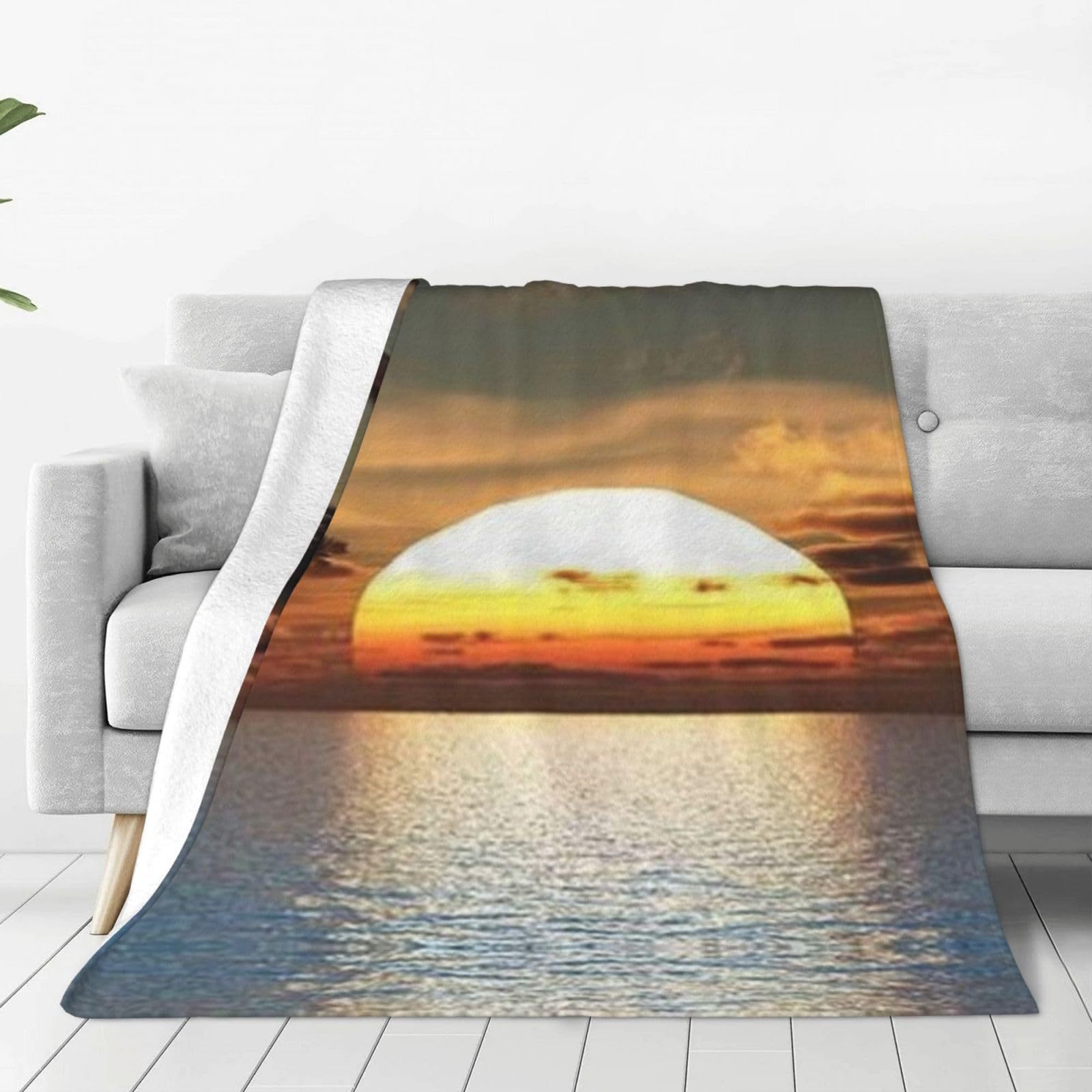 Manta con estampado de amanece - Sunrise Home Textiles & Apparel reseña y precio