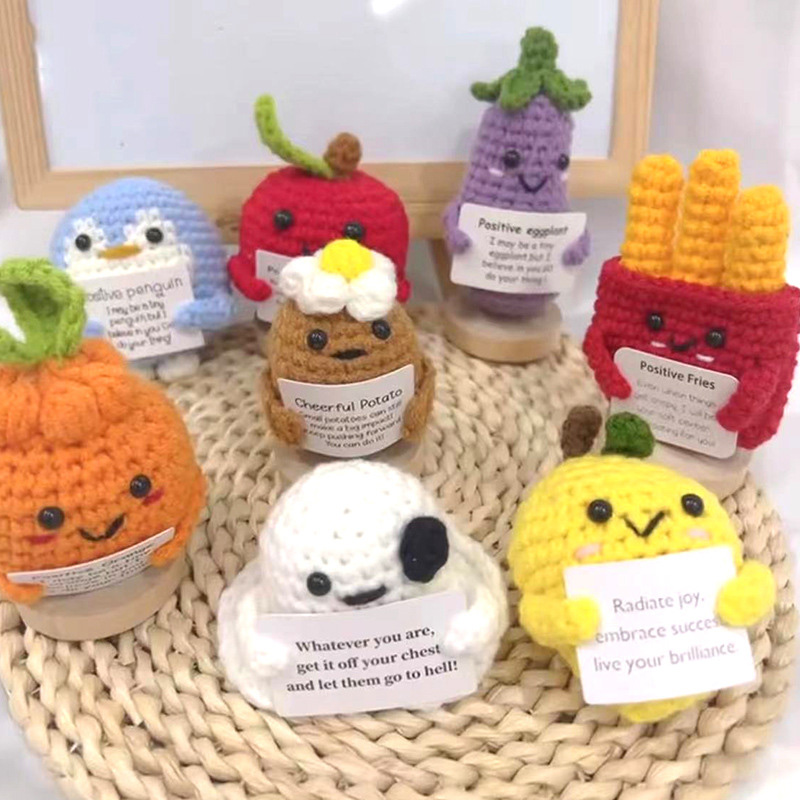 Muñeca de lana de felpa hecha  - Home Textiles France reseña y precio