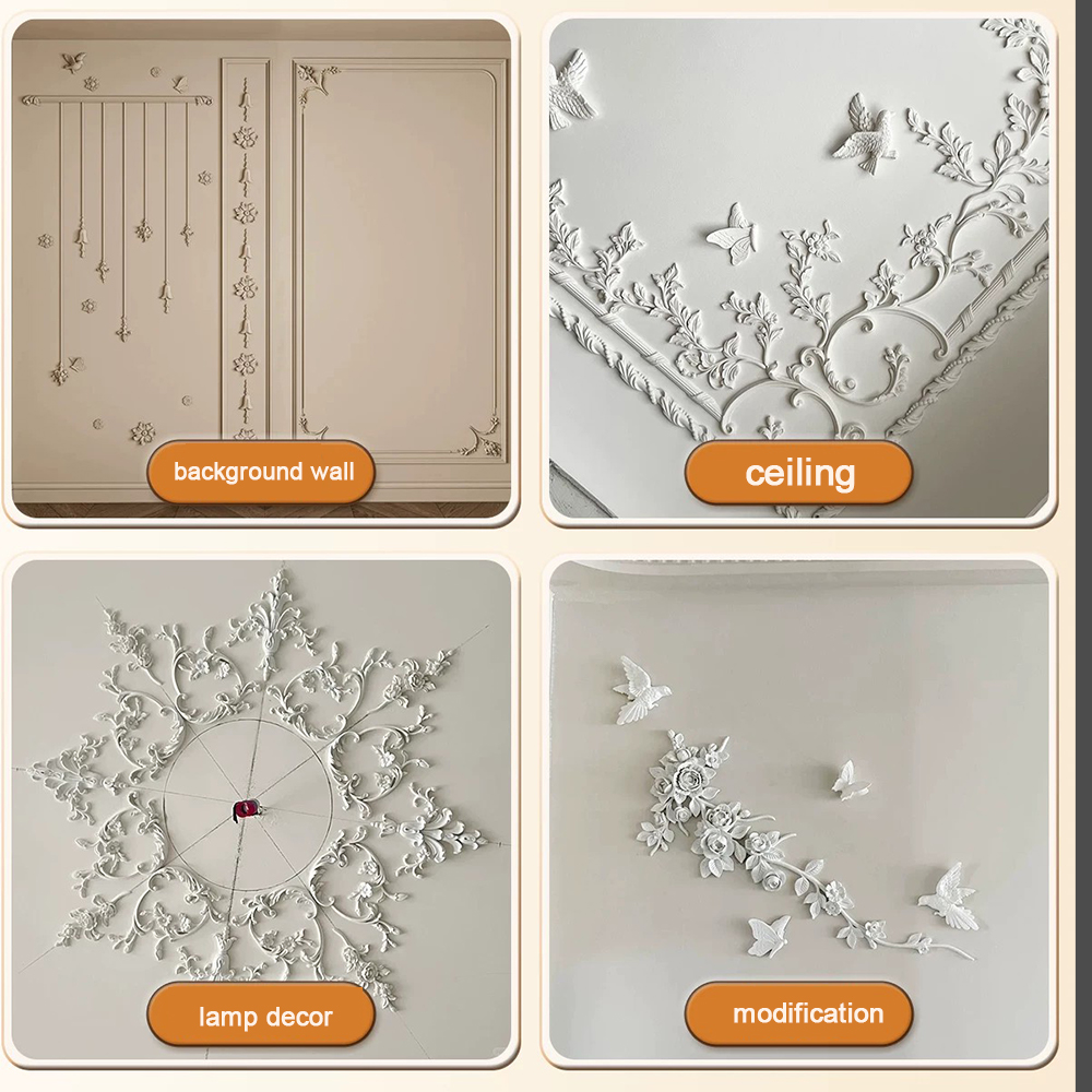 Moldura de Poliuretano Estilo  - Home Textiles France reseña y precio